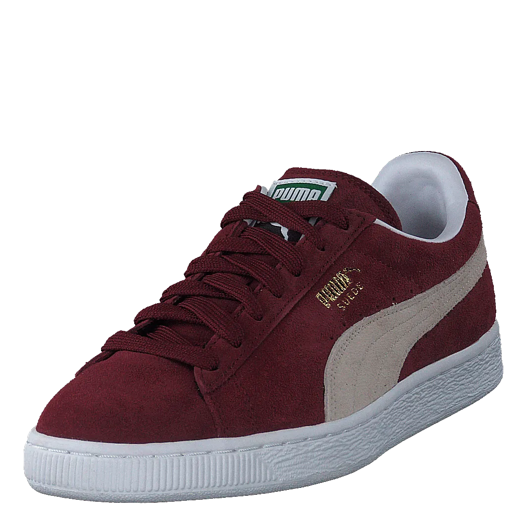 Suede Classic  Cabernet-white