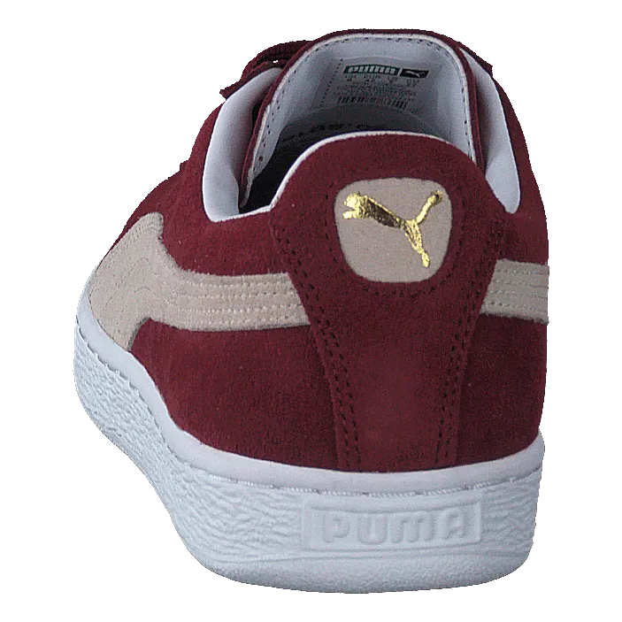 Suede Classic  Cabernet-white