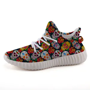 Sugar Skulls Lightweight Casual Sneakers