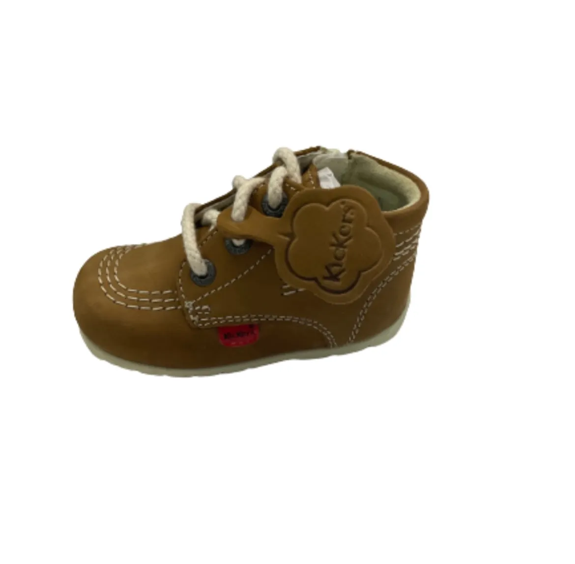 Tan baby kickers