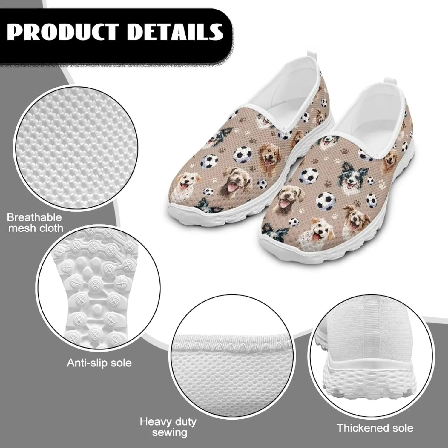 Trainers for Women Slip On Loafers Walking Running Shoes Mesh Low Top Sneakers Lightweight Athletic Trainers