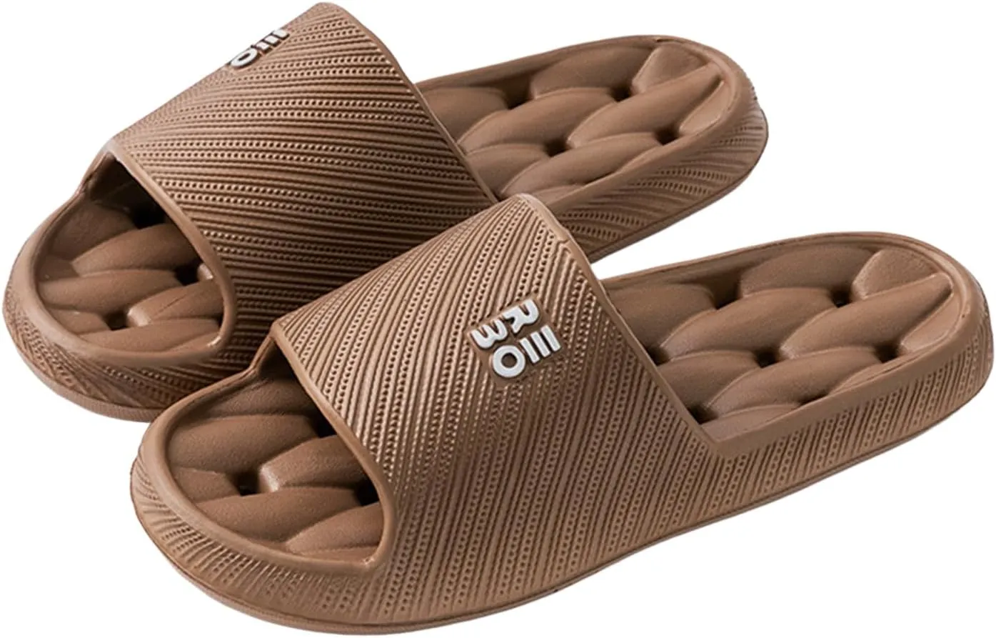 Water Leaking and Quick Drying Women's Letter Home Sandals Slip and Smell Home Slippers Fuzzy Slippers with Strap Women