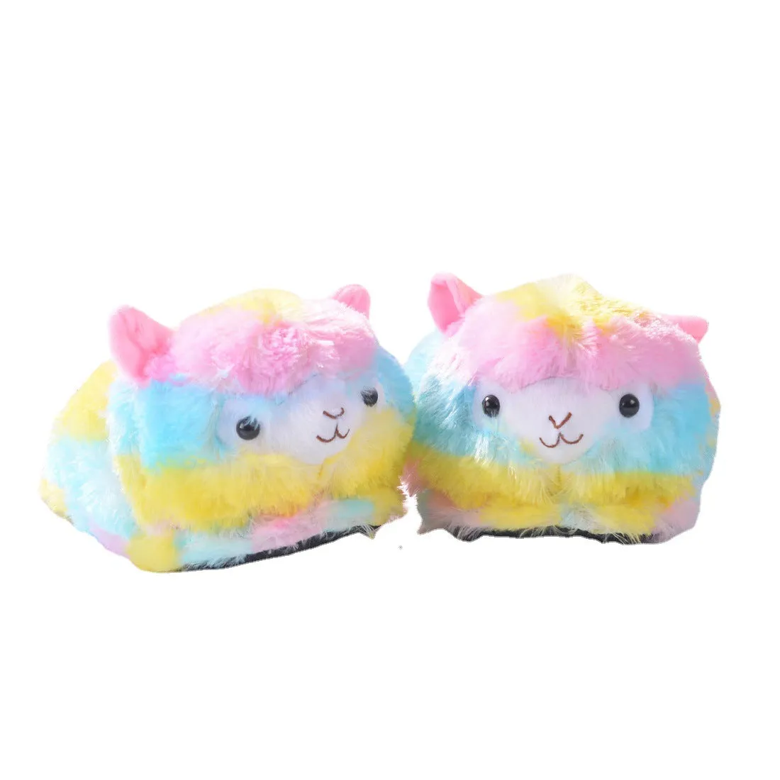 Wholesale All Inclusive Warm Couple Alpaca Plush Slippers