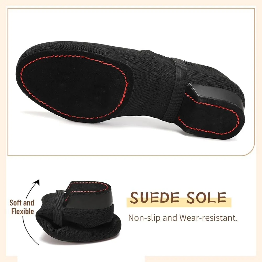 Women Standard Practice Social Dance Sneaker Beginner 1" Low Heel Latin Dance Practice Shoes