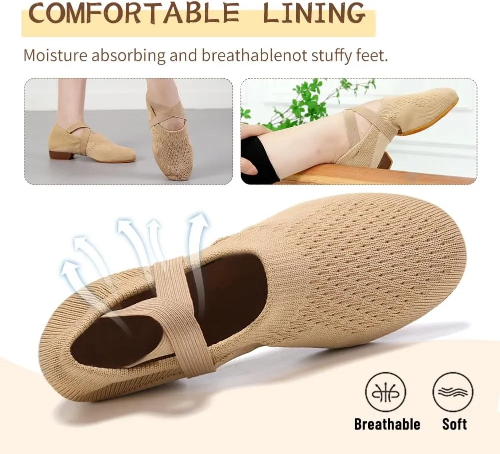 Women Standard Practice Social Dance Sneaker Beginner 1" Low Heel Latin Dance Practice Shoes