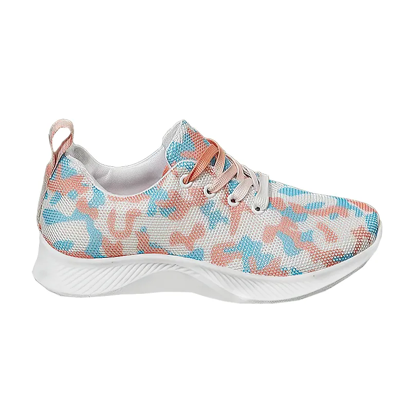 Women's Breathable Mesh Non-Slip Sports Shoes with Lace-Up - SF1406
