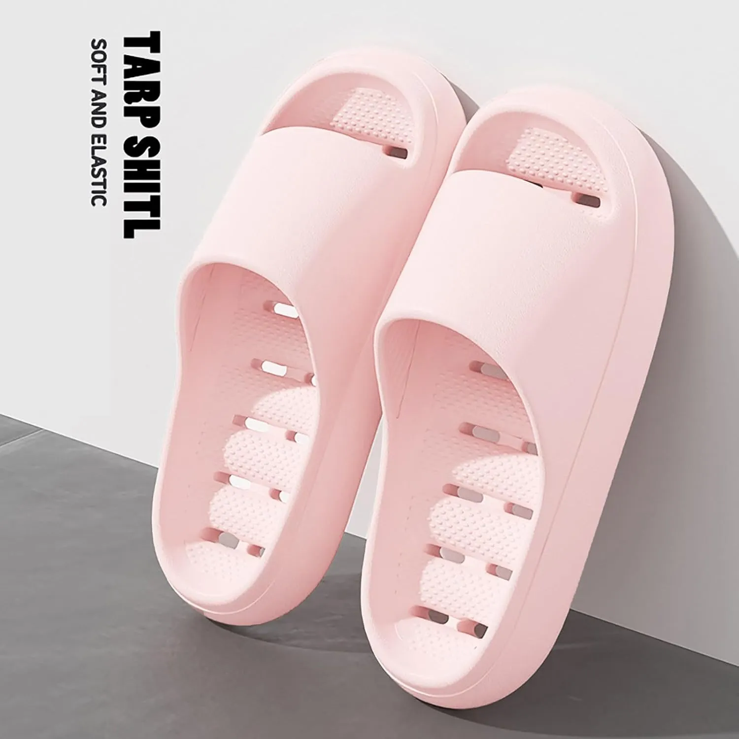 Womens Fluff Yeah Slide Slipper Summer Shower Shoes for Women and Men Massage Pool Slides Soft Cushioned Slip Slides