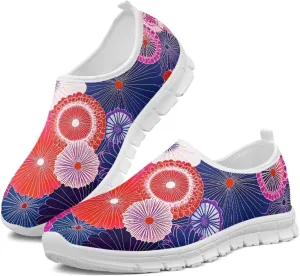 Women's Sneaker Casual Comfortable Slip On Shoes Low Top Lightweight Non-Slip Holiday Walking Sneaker for Women US 5.5-11.5