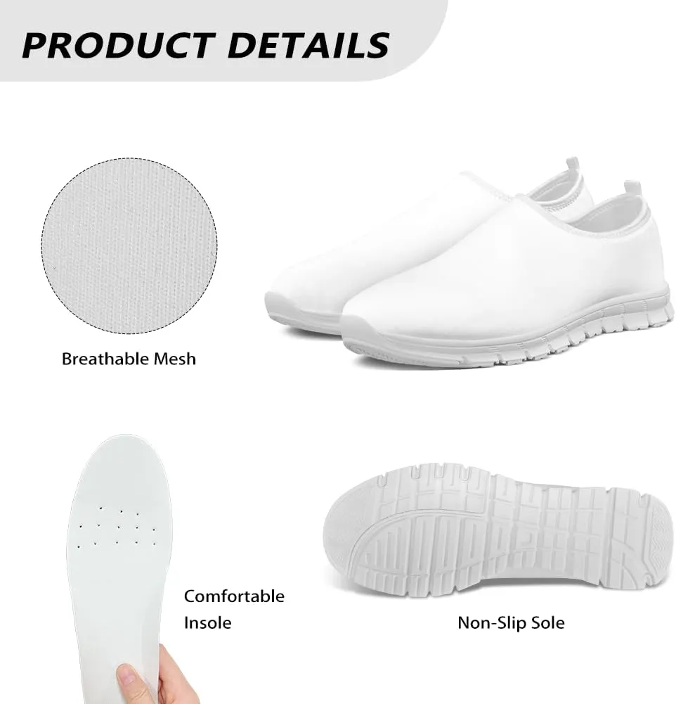 Women's Sneaker Casual Comfortable Slip On Shoes Low Top Lightweight Non-Slip Holiday Walking Sneaker for Women US 5.5-11.5