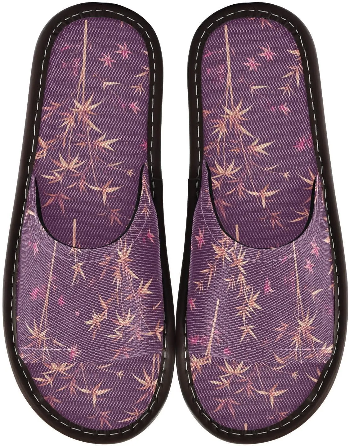 Yuiboo Art Trees Womens Fashion Slippers Reusable Beach Sandals for Home Home Bedroom