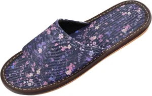 Yuiboo Deep Pink Little Flowers Mens Casual Shower Slippers Ultralight Dorm Home Slides for Travel Travel Home