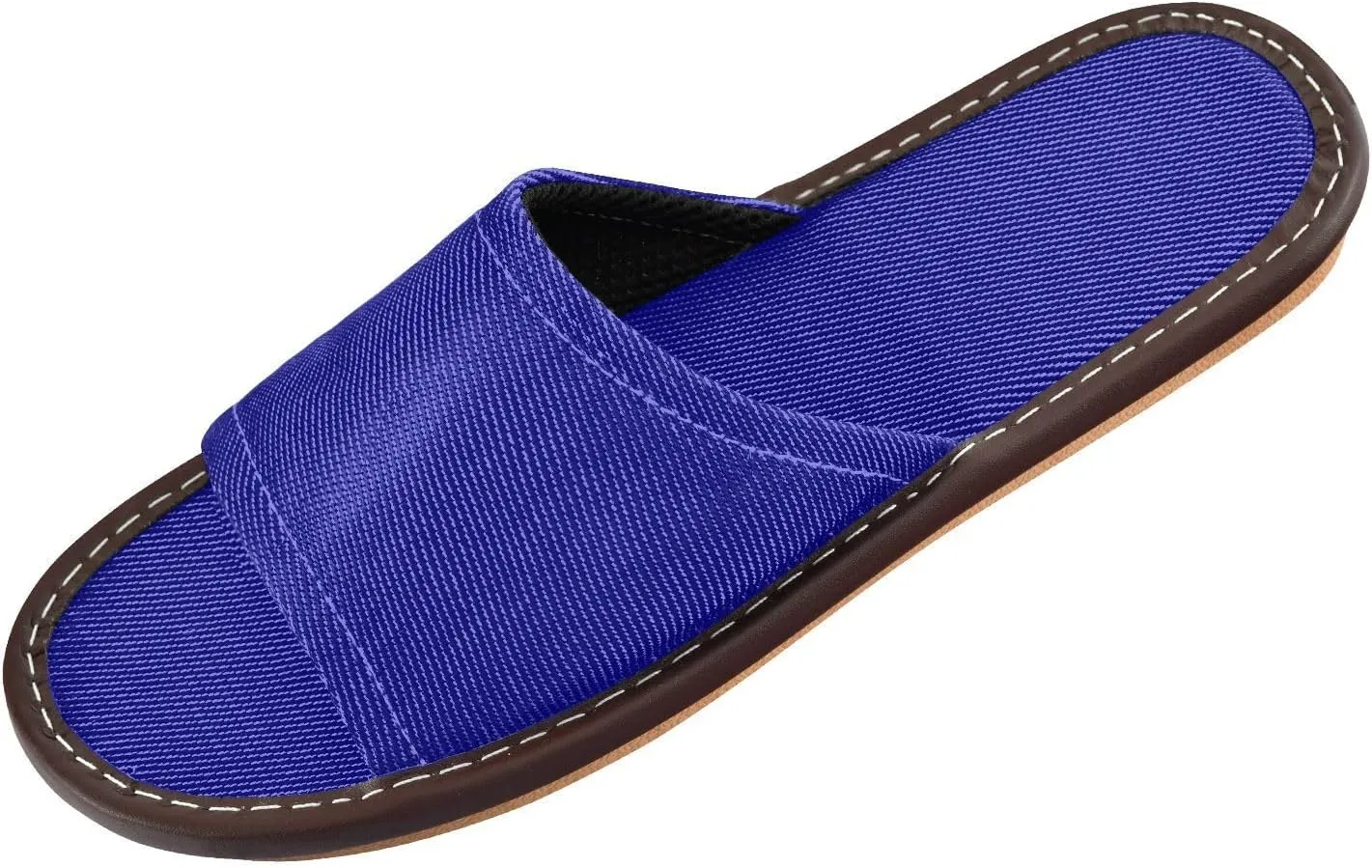Yuiboo Navy Blue Womens Fashion Slippers Reusable Dorm Home Slides for Hotel Home Indoor